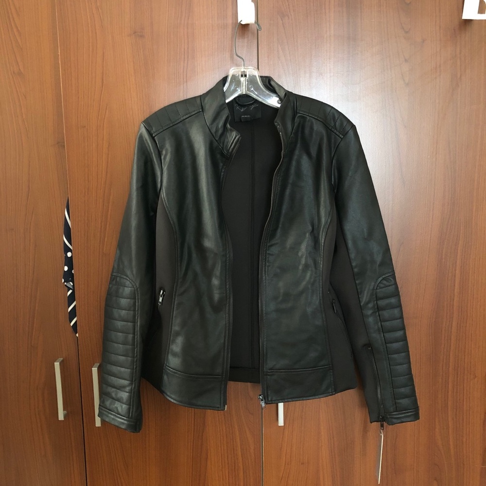 NWT Faux Leather Jacket